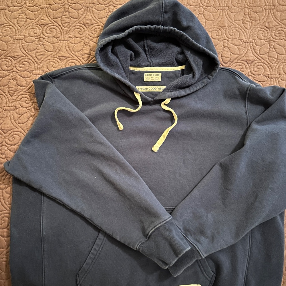 Life is Good Women's XXL Solid Simply True Fleece Hoodie - Picture 5 of 6